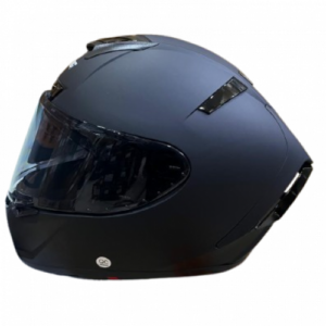 Casco Integral Xtrong 326 Negro Solid Mate Visor Humo L