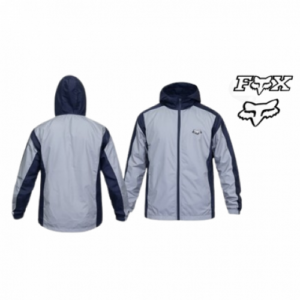 Chaqueta Cortavientos Reflectiva Fox Linea Azul Oscuro S