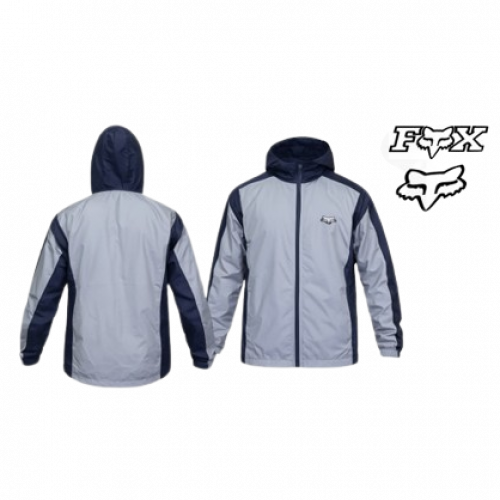 Chaqueta Cortavientos Reflectiva Fox Linea Azul Oscuro S