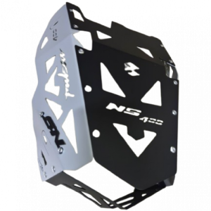 Pechera Negro “NS 400Z” 3D Negro Laterales Grices