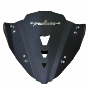 Cupula Negro “NS” 3D Cromo Base x Aleta Gra