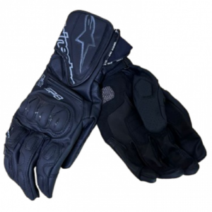Guante de piel Alpinestars Sp-8 V3 negro Sp8 black star L