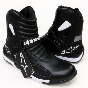 Botas para motociclista Alpinestar Negro Blanco 42