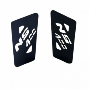 Juego Laterales GuardaBarro De Sobreponer Negro “NS 400Z” Izq y Der