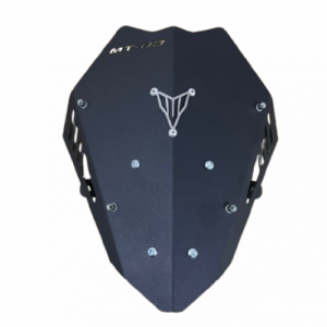 Cupula Negro MT 03 V3 Gris + Bases Y aleta Gra