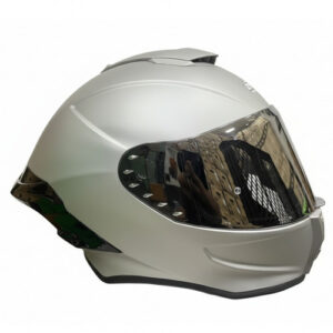 Casco Xtrong 820 Solid Gris Mate SP Negro Visor Plateado M