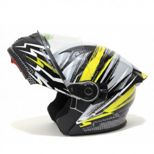 Casco Abatible MM 3140 Blanco Amarillo Visor TR M