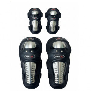 Kit De Protección, Rodilleras Y Coderas Tipo Metal Pro x con velcro