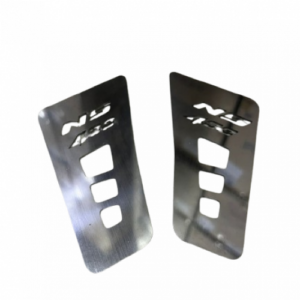 Juego Laterales Refrigerante De Sobreponer Cromo “NS 400Z” Izq y Dere