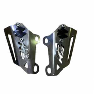 Lujo Lateral Guardabarro Delantero Cromo (NS 400Z) Izq Y Der 3D Negro