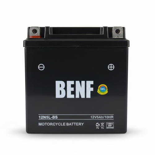 Bateria 12N5L -BS GEL CRYTON/PULSAR 135/LIBERO 125/ACTIVE 110