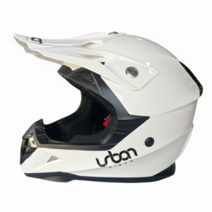 CASCO CROSS URBAN 14 SOLID BLANCO BRILLO S