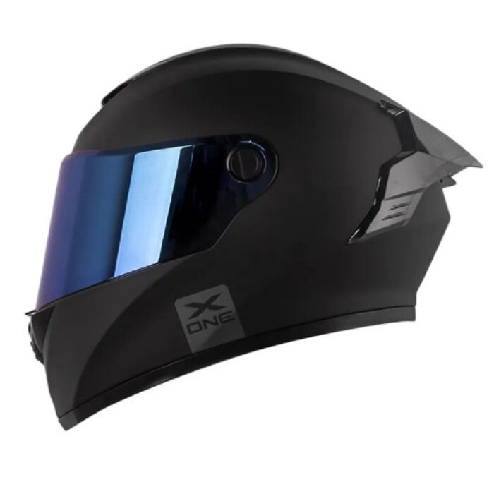 Casco Integral X One X 500 Gt EVO Solid Negro Gris Visor Iridium S