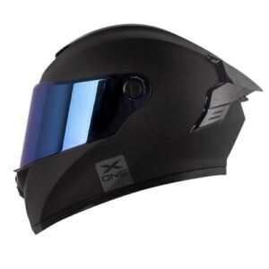 CASCO INTEGRAL X_ONE X 500 GT EVO SOLID NEGRO GRIS VISOR IRIDIUM XL