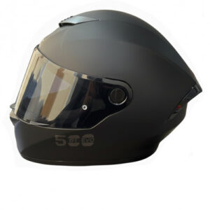 CASCO INTEGRAL X_ONE X 500 GT EVO SOLID NEGRO GRIS VISOR SMOKE L