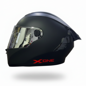 CASCO INTEGRAL X-ONE X-500 RS SOLID NEGRO ROJO VISOR ROJO L