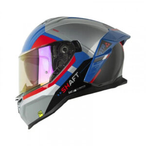 CASCO INTEGRAL SHAFT 598GTR TAKE DOWN GRIS ROJO VISOR IRIDIUM XL