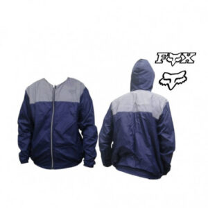 CHAQUETA FOX CORTAVIENTOS AZUL OSCURO GRIS XXL
