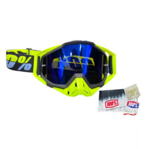 Gafas Motocross 100% The Racecraft Negro Amarillo Neon