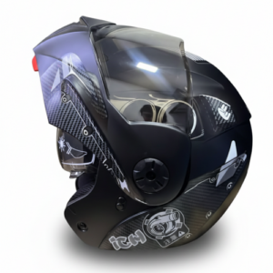 CASCO ABATIBLE ICH 3110 JDM NEGRO GRIS VISOR SMOKE L