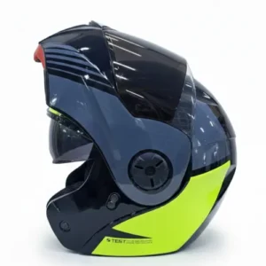 CASCO ABATIBLE ICH 3110 XMAL NEGRO AMARILLO VISOR SMOKE XL