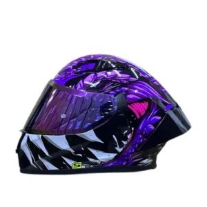 CASCO INTEGRAL SHAFT 526SP EVO ULTIMATE LI MORADO MORADO CLARO VISOR IRIDIUM S