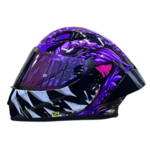 CASCO INTEGRAL SHAFT 526SP EVO ULTIMATE LI MORADO MORADO CLARO VISOR IRIDIUM M (198916)