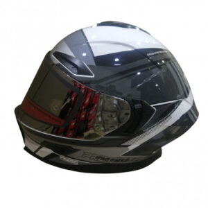 Casco Integral  Pro Rider 716Sp Wielki Blanco / Gris / Gris Visor Silver Spoiler Humo L