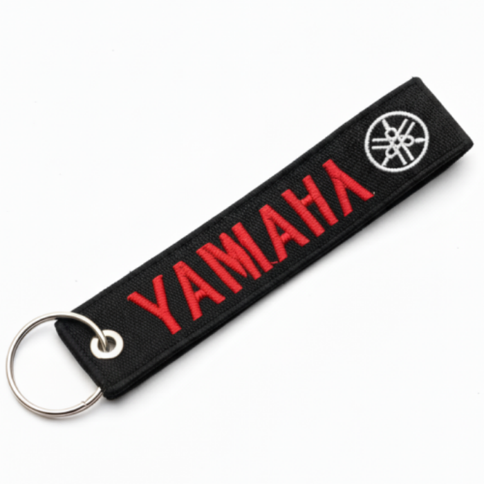 LLAVERO YAMAHA NEGRO ROJO