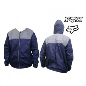 CHAQUETA FOX CORTAVIENTOS AZUL OSCURO GRIS M