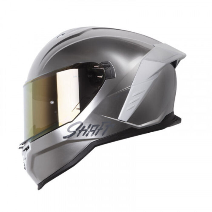 Casco Integral SHAFT 598 GTR Solid Croma Gris Visor Iridium M (175482)