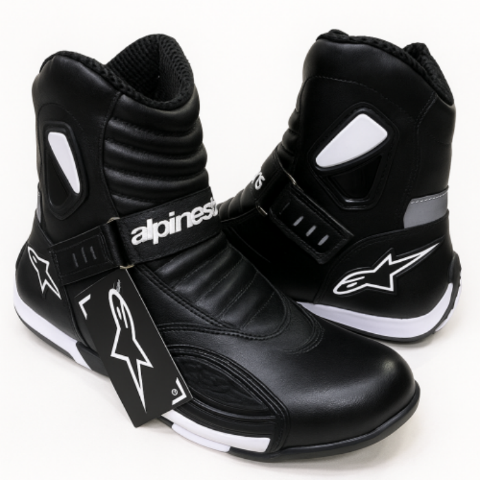 BOTAS PARA MOTOCICLISTA ALPINESTAR NEGRO BLANCO 43