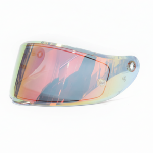 Visor Mm 9797 Traslucido Dorado Rojo