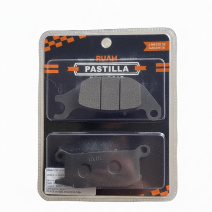 PASTILLA FRENO TRAS HERO HUNK 150 /160 (TRAS R15) (RM025)