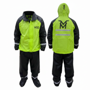 Impermeable Siliconado Moto Mellos Pecho Verde L