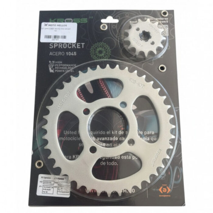 KIT SPROCKET MOTO TVS SPORT 100