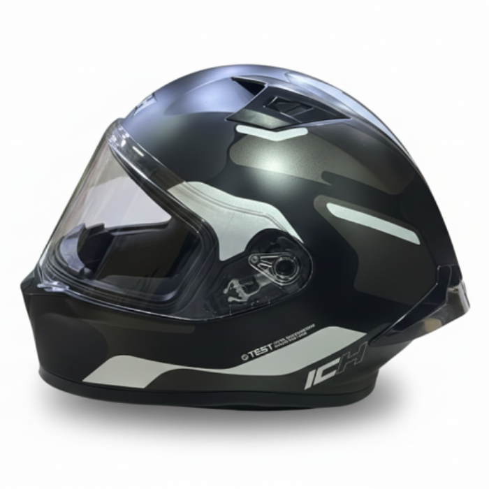 CASCO INTEGRAL ICH 503 SKP NEGRO AZUL VISOR TR M -194028