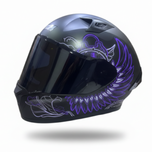 Casco Integral Ich 503 Thorns Negro Fucsia Visor Smoke S -195990