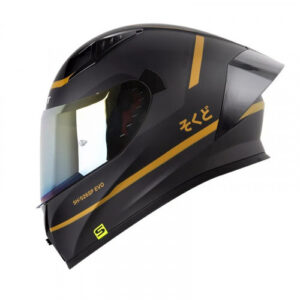 Casco Integral Shaft 526Sp_Evo Nihon Negro Dorado Visor Iridium L (187049)