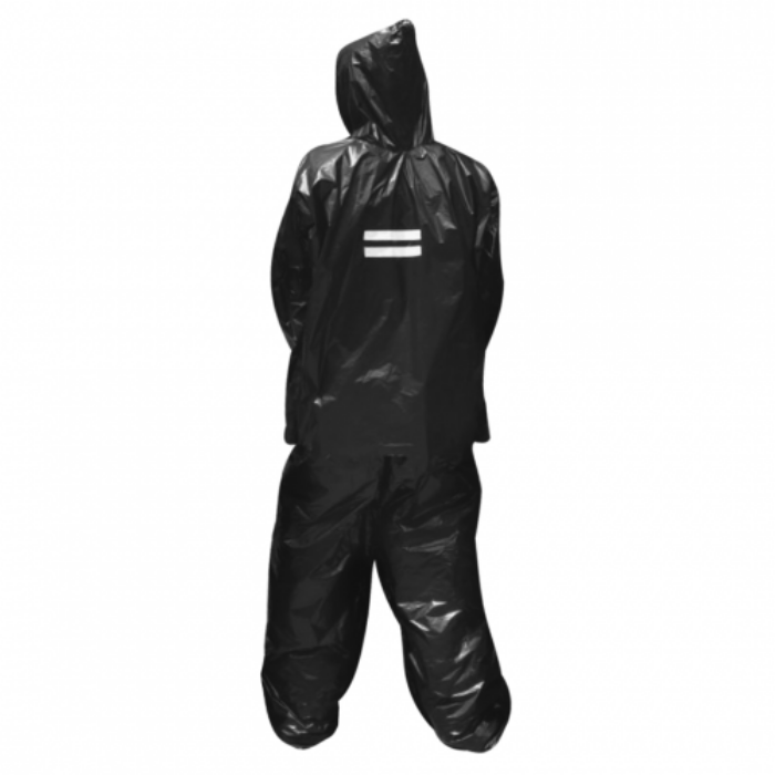 IMPERMEABLE CALIBRE 2.0 NEGRO METALIZADO XL