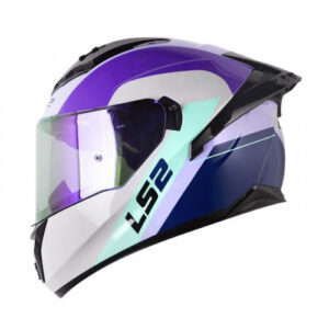 Casco Integral Ls2 Ff806 Phinx Morado Azul Visor Iridium S (171235)