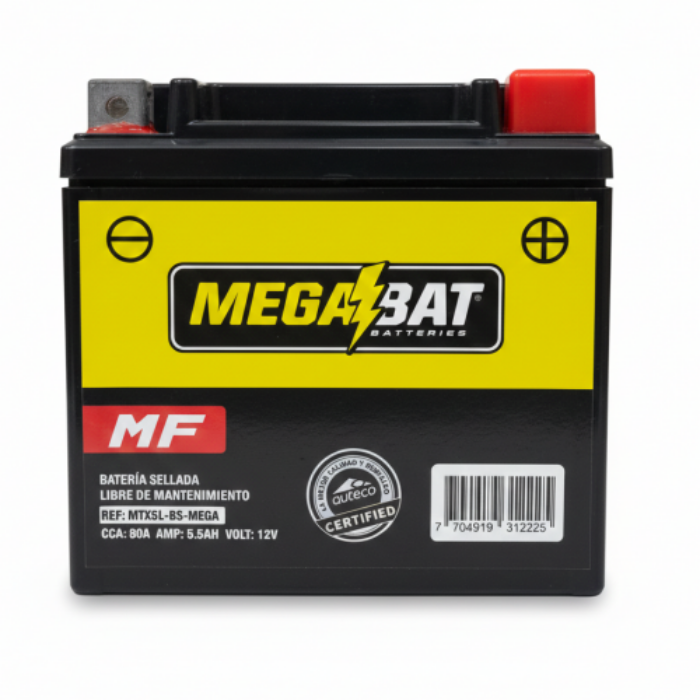 BATERIA MEGABAT SECA / L-M MTX5L 12V 5AH