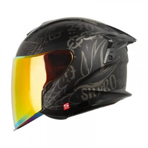 Casco Abierto Shaft_Pro 240Dv Classic Negro Gris Visor Iridium Xl (184924)