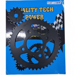 Plato Piñón Pulsar 135 Negro 43T-14T-428H