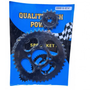 Plato Piñón Discover 100 Negro 42T-14T-428H