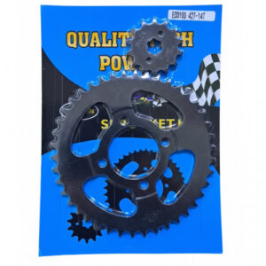 Plato Piñón Eco 100+ Negro 42T-14T-428H