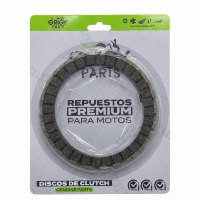 JUEGO 4 DISCOS CLUTCH DISCOVER 135/PULSAR 180 I