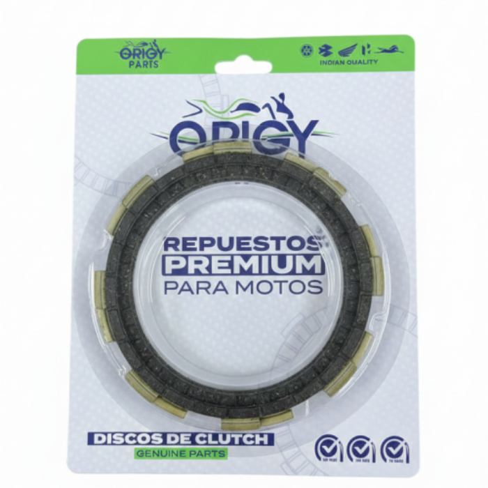 JUEGO 5 DISCOS CLUTCH PULSAR 135 LS/BM 150/WIND