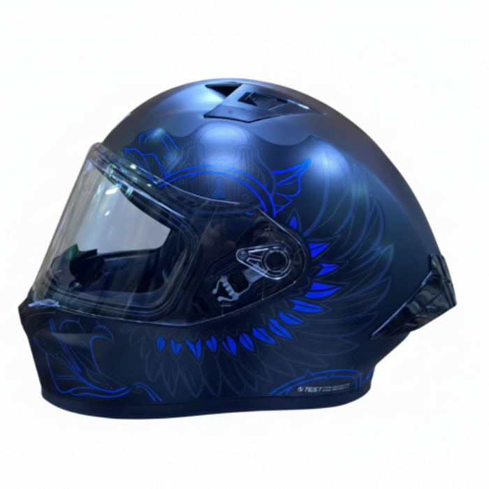 CASCO INTEGRAL ICH 503 THORNS NEGRO AZUL VISOR TR XL -199837
