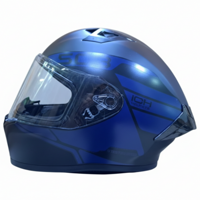 CASCO INTEGRAL ICH 503 BUNCH NEGRO AZUL OSCURO VISOR TR XL -200613